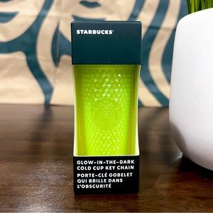 🍋 Starbucks 2022 GLOW-IN-THE-DARK Lemongrass Studded Keychain Ornament